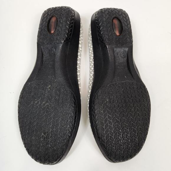 Arcopedico Women's Gray White Stretch Knit L15 Ballet Flats Size 38 - Picture 6 of 9